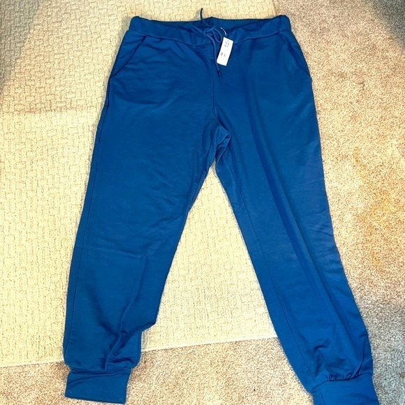 New York And Co. Joggers New Large Blue